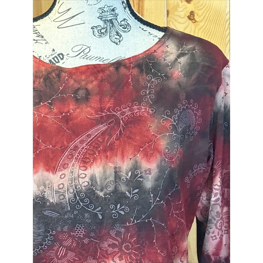 Vintage Y2K Coldwater Creek Whimsigoth Top Fairy Vampire Shirt Medium - Picture 3 of 7
